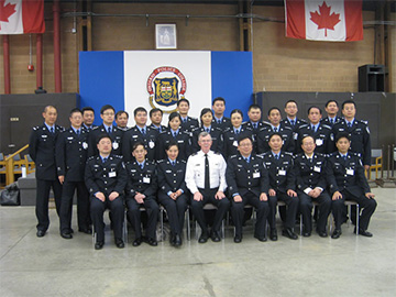 Organizations with exchange visits in Canada for Shanghai Municipal Bureau of Public Security for “Police Drillmaster”